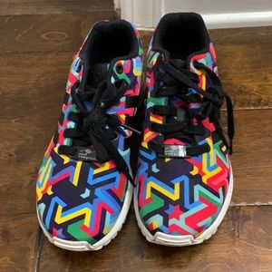 Excellent Condition Adidas Rainbow Torsion Sneakers